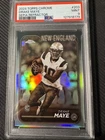 2024 Topps Chrome Drake Maye RC Sepia Refractor #203 PSA 9 New England Patriots