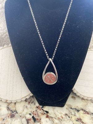 Initial X charm Necklace Jewelry interchangeable Fits Ginger Snap Button