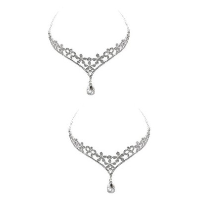 2 Pcs Hochzeit Schmuck Strass Kopfschmuck Bride to Be Deko Krone