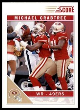 2011 Score Base Michael Crabtree San Francisco 49ers 250