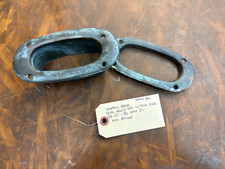 Vintage Bronze Oval Hawse Pipe W Trim Ring Overall Dia 6 12 X 3 18...