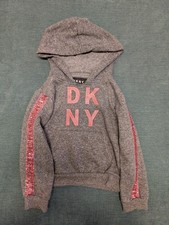 DKNY Outfit Toddler Girl 2T Hoodie Grey Pink