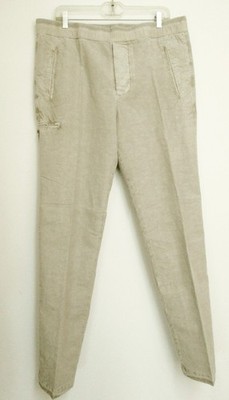 JAMES PERSE Men's TEXTURED RELAXED PANT Size 2 /Med TOAST PIGMENT MSRP $325 NWOT