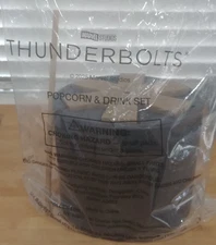 NEW Marvel Thunderbolts Asterisk Regal Exclusive Popcorn Bucket & Drink Set NIP