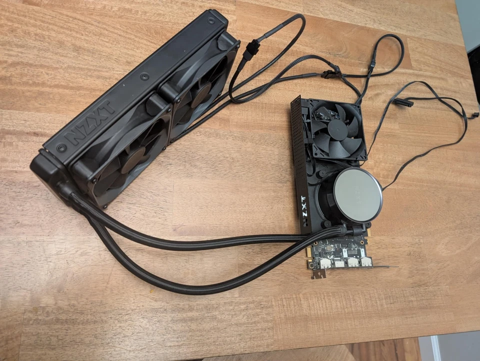 NVIDIA GeForce GTX 1080 Ti Founders Edition With Nzxt Kraken G12 And 240mm AIO - Image 2 of 4