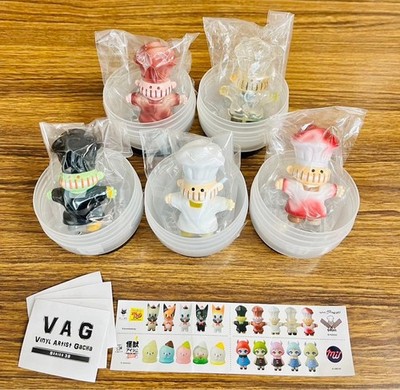VAG39 BUTCHER Complete Set of 5 Sofubi Figures by PUSHEAD
