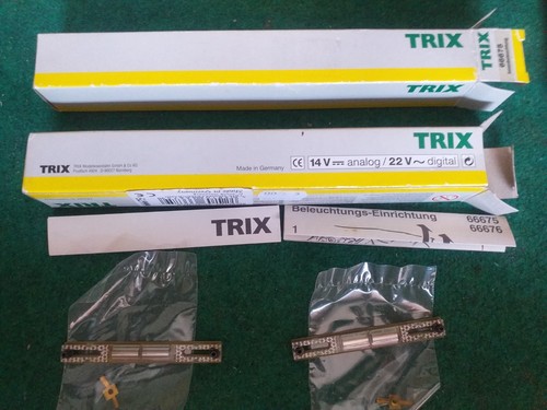 2 kit  per illuminazione interna carrozze-SCALA HO - TRIX 66675 | Zustand: Nuovo