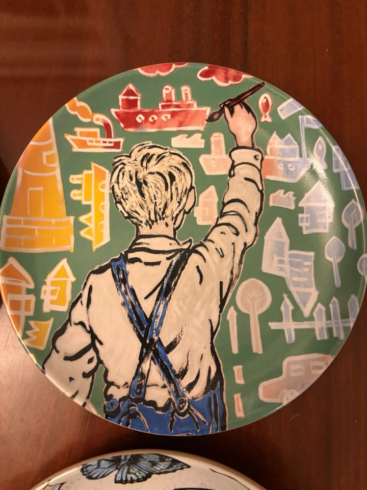 Robert Gordon & Bromley Co Decorative Plates Set NEW in BOX - image 4 of 4