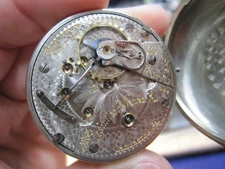 18s Hamilton 19j Grade 944 railroad grade OF LS pocket watch ticks