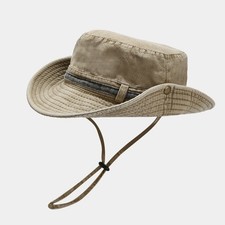 New Outdoor Sports Fishing Hat with Retro Washed Cotton Design for Men and Women