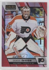 2023-24 O-Pee-Chee Platinum Red Prism 19/199 Samuel Ersson #172 0nr3