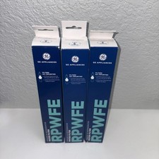  3 Pack Genuine GE RPWFE RPWF Replacement Refrigerator Water Filter Sealed