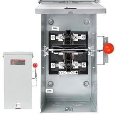 100A Manual Transfer Switch for Generator, 24000WGeneral-DutyDouble-ThrowSafety