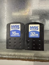 Max Memory 16  32MB Memory Card for Playstation 2 PS2 Bundle