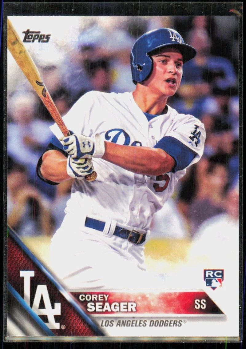 Corey Seager trading card
