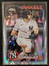 2024 Topps Chrome Jasson Dominguez RC Rookie Raywave Refractor #89