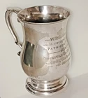WW1 Military trophy tankard Projectile Company Wandsworth London WR Goodman 1914
