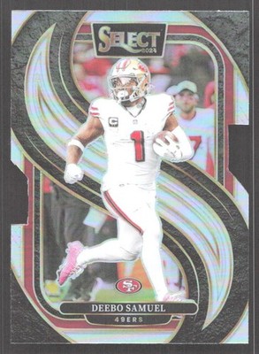 E220 - 2024 Panini Select - Premier Level Deebo Samuel #146 Silver Prizm Die-Cut