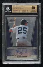 2011 Leaf Metal Draft Blue Prismatic /25 Blake Swihart BGS 10 PRISTINE Auto e8i