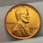 1939 P Lincoln Wheat Cent Penny 1c Philadelphia One Cent US Copper BU LC-p39Md8