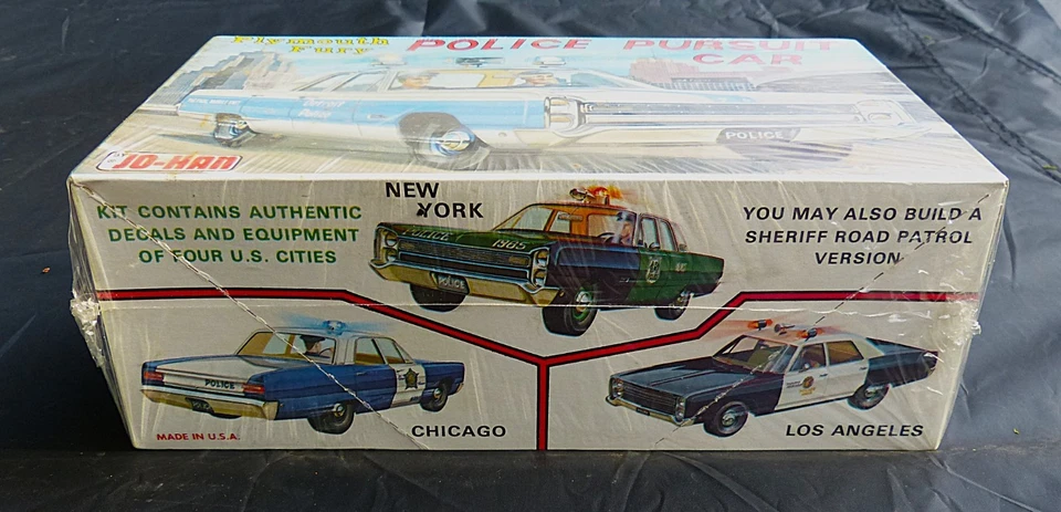 1/25 Jo-Han 1968 年普利茅斯愤怒警察追捕汽车 GC-1300,密封模型,酷! — 第 2/4 张图片