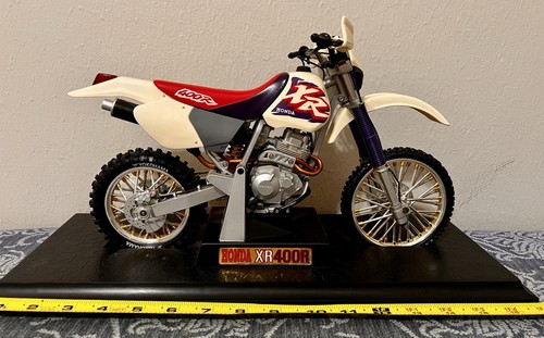Vintage 1:6 Scale Honda XR 400R Dirt Bike Diecast Motorcycle New-Ray US In Box