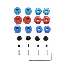 4x Metal Hex Wheel Drive Adapter For 1/10 ECX 2WD Ruckus Axe Brutus Crawler Car