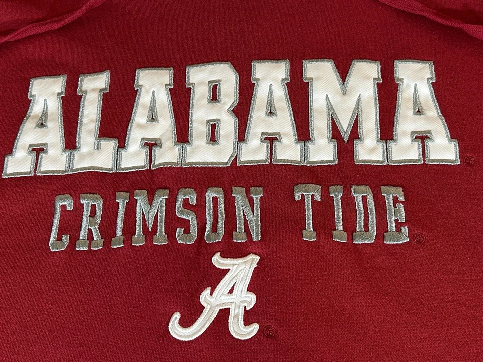 Мужская толстовка с капюшоном Alabama Crimson Tide 3XL красный футбольный пуловер NCAA толстовка флис - Изображение 3 из 4