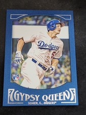 2016 Topps Gypsy Queen - Corey Seager #7 Blue Paper Frame (RC)
