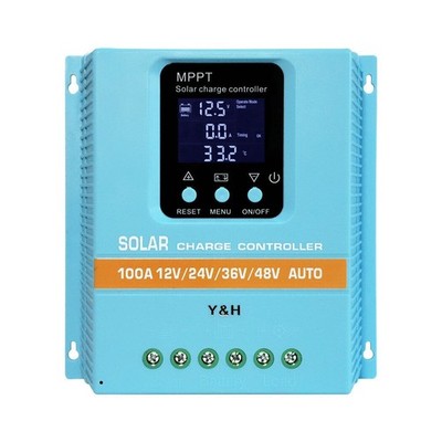 60A~100A MPPT Solar Charger Controller 12V/24V/36V/48V Battery Regulator
