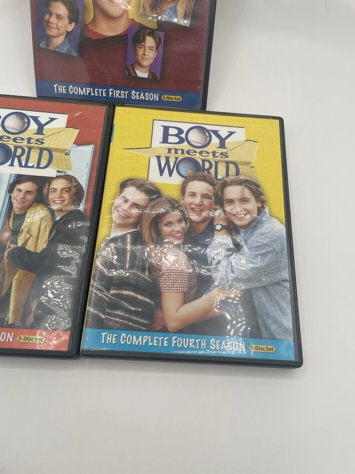 Lot Of 3 ABC Sitcom Series Boy Meets World Complete Seasons 1, 3, & 4 On DVD - Image 3 of 4