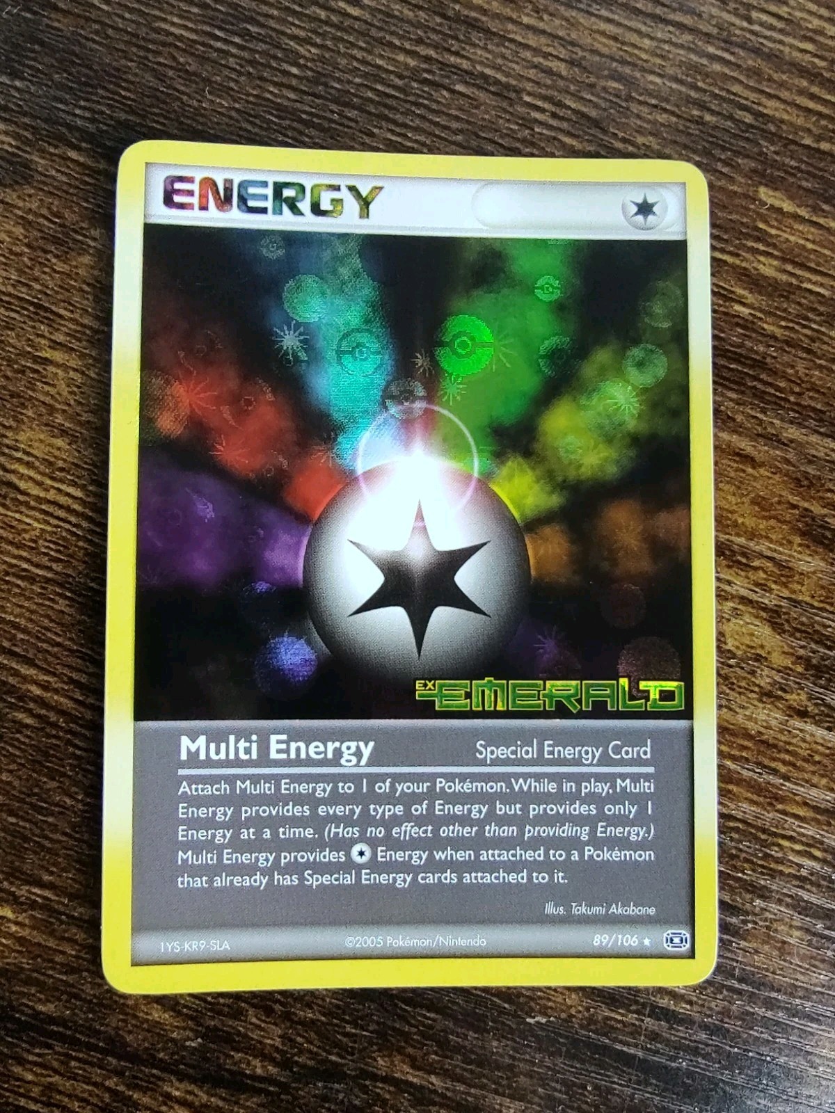 Pokémon Multi Energy 89/106 EX Emerald Reverse Holo Stamped NM-MINT