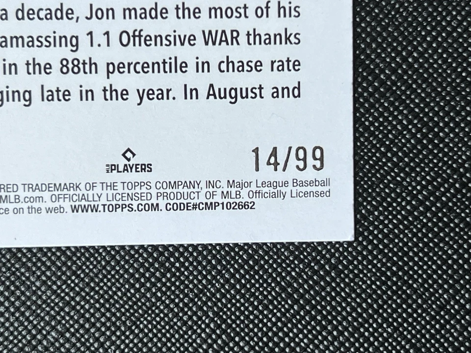 2025 Topps Series 2 Holiday Hot Dog Parallel /99 Jon Singleton #462 Astros Foto 3 de 4