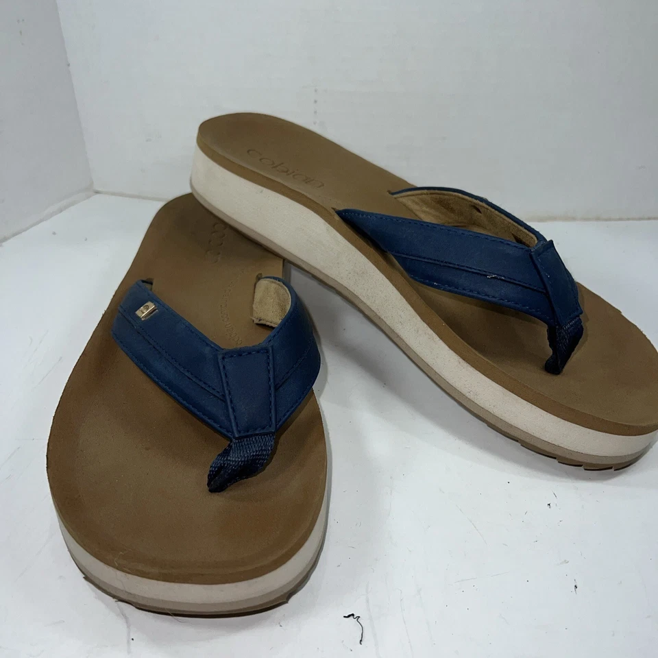 Sandalias Cobian para mujer Reya Rise Chanclas Azul Marino Talla 9 Foto 4 de 4