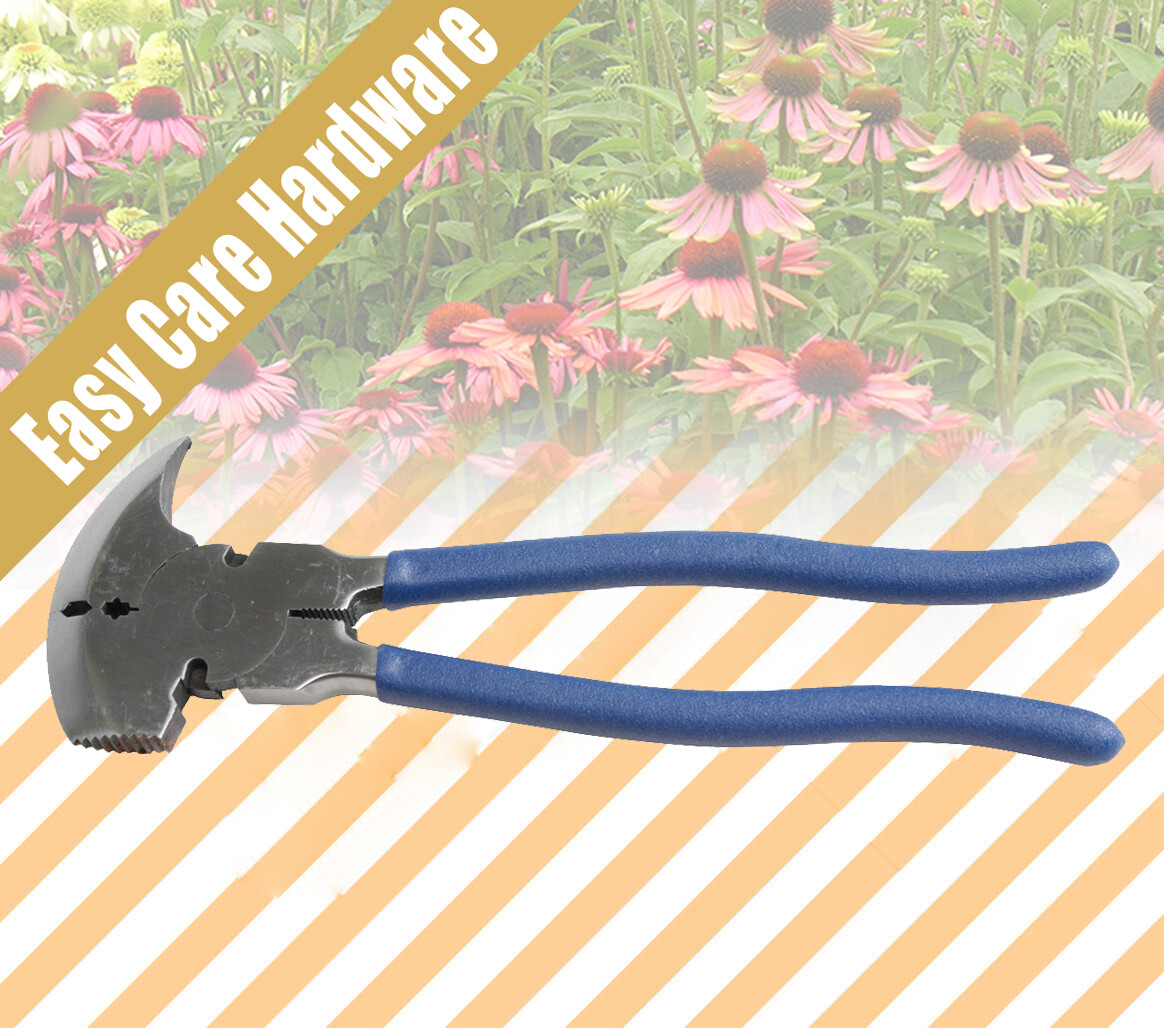 10.5" Fencing Fence Plier Parrot Beak Head Pliers Multi Purpose Tool AU NEW Good