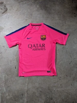 Barcelona 2014 2015 Nike Training Pink Rare Shirt Jersey Men's M
