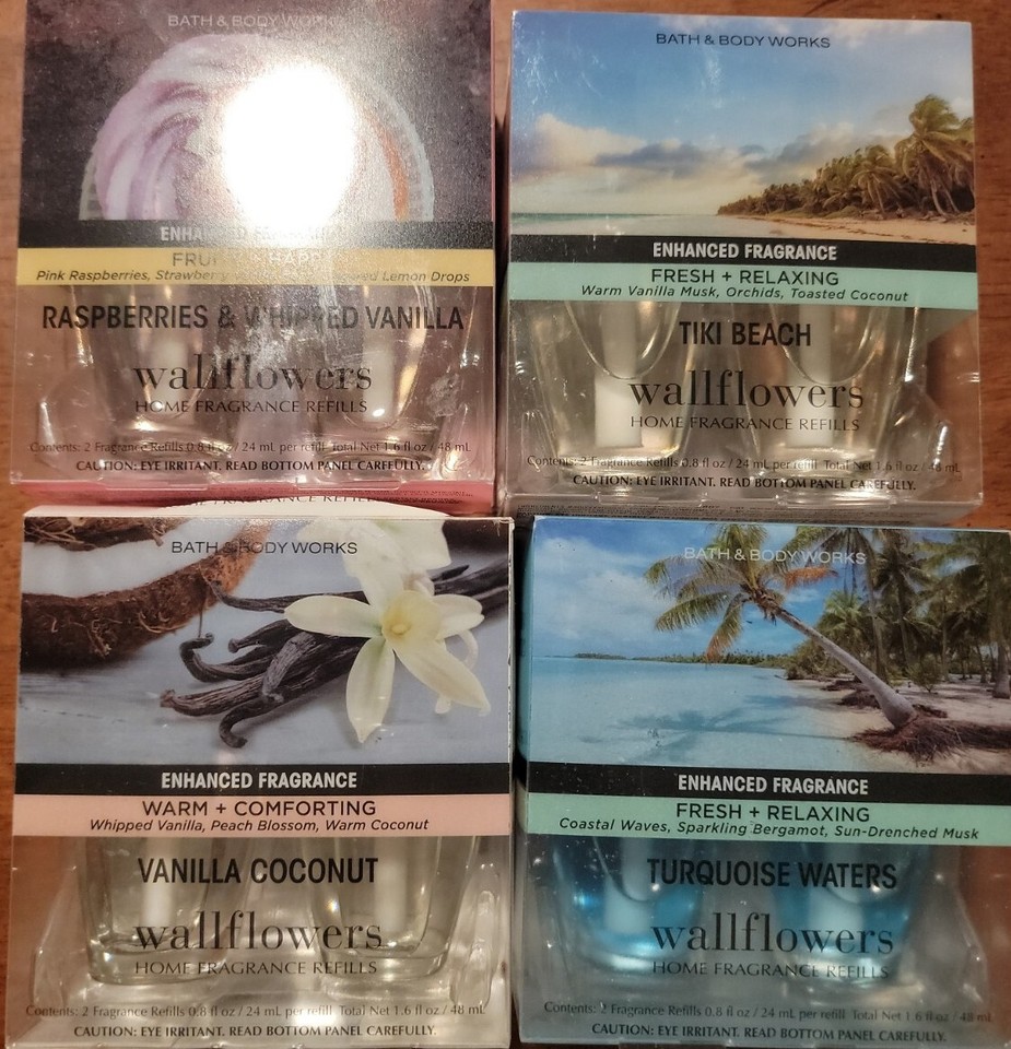 Bath & Body Works Wallflowers Home Fragrance Refill Bulb Set Of 2 You
