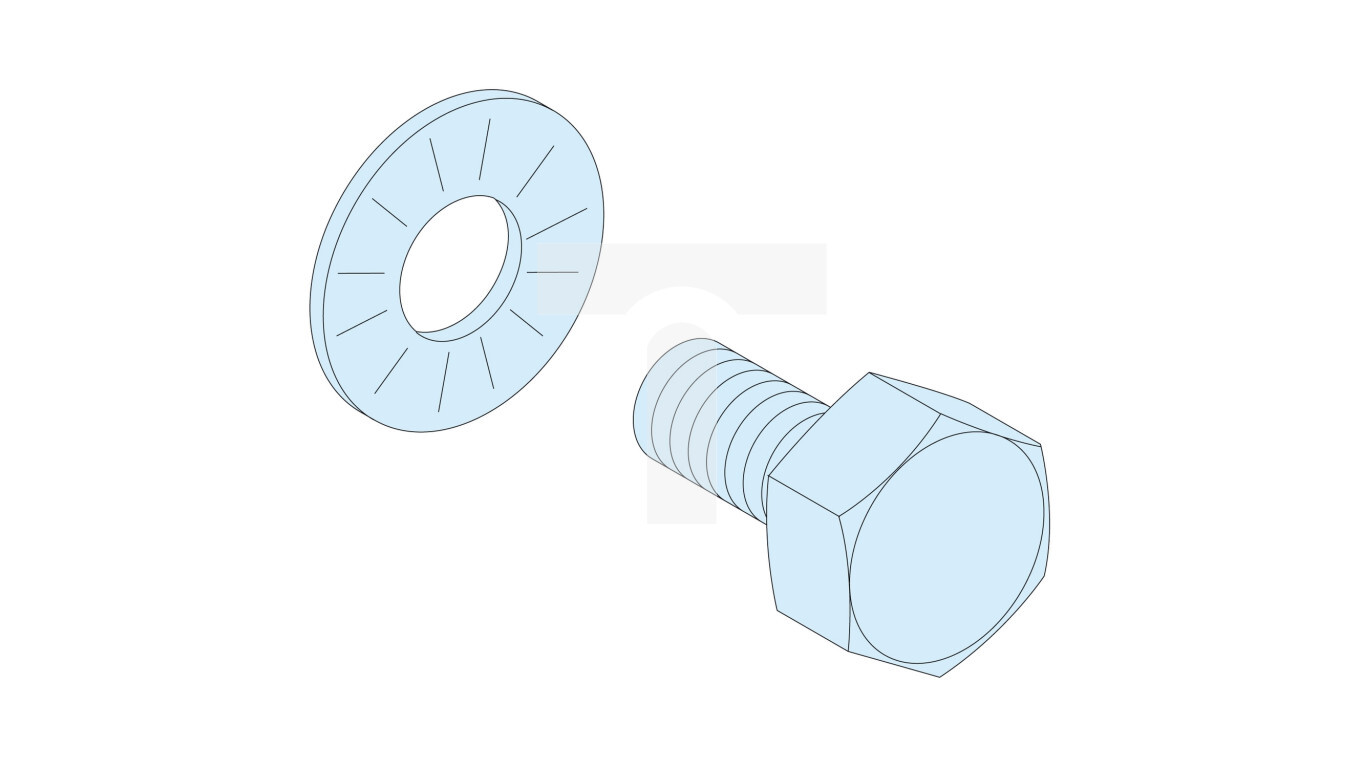 PrismaSet 40 screws, M6x16, for threaded bars, 630A LVS04195 /T2UK