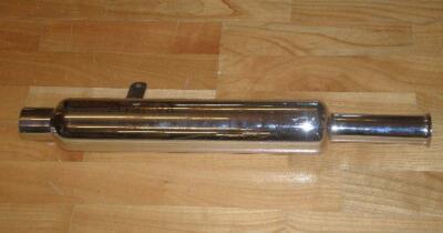 Ariel Auspufftopf V.B. over 1 7/8'' Stub Swing. arm 1956-59 1 3/4''. Silencer