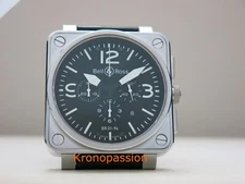 Bell & Ross Chronograph Stainless Steel BR 01-94