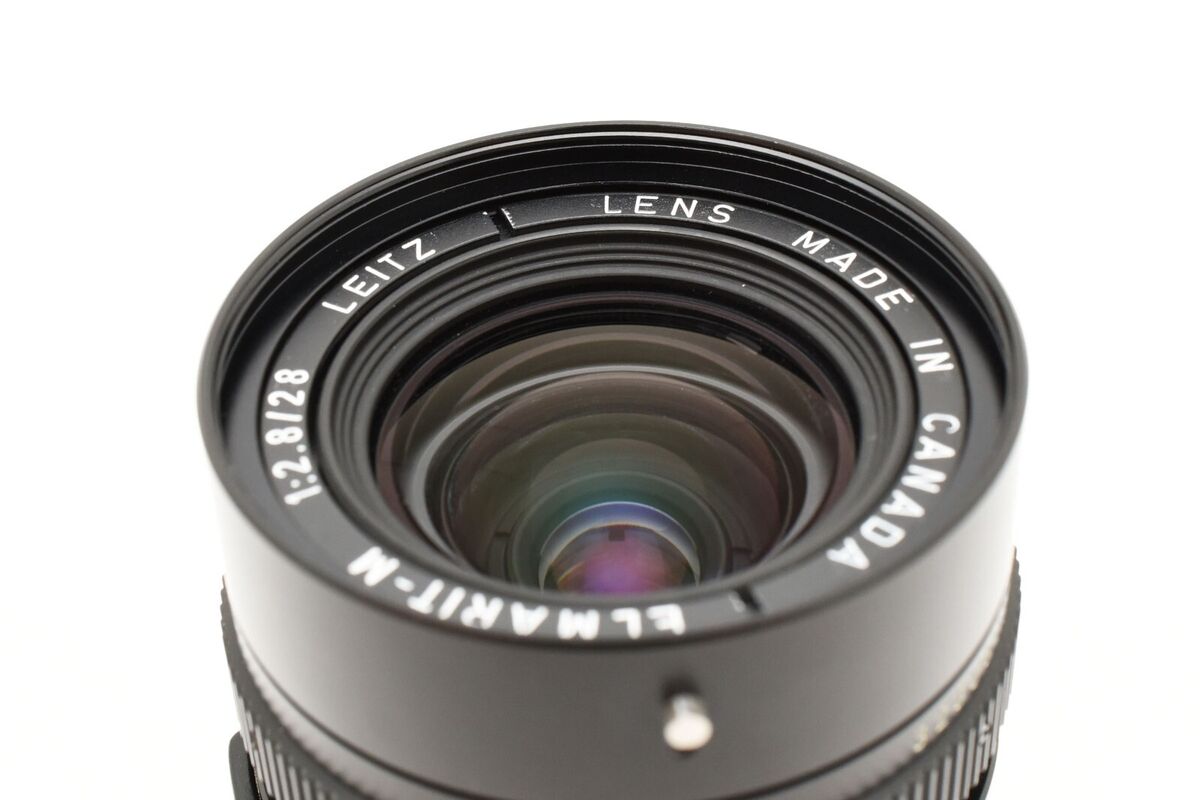 Leica Elmarit-M 28mm f/2.8 Lens 3rd M Mount Canada From Leica Elmarit-M 28mm f/2.8 Lens 3rd M Mount Canada From