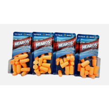 HEAROS Supreme Softness Foam Earplugs 4-Pack Bundle with 10 Pairs in Each Box