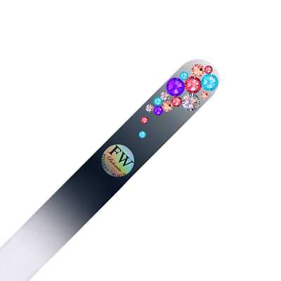 Crystal Nail Files Decorated With Bohemian Crystals HandMade in Czech Republic