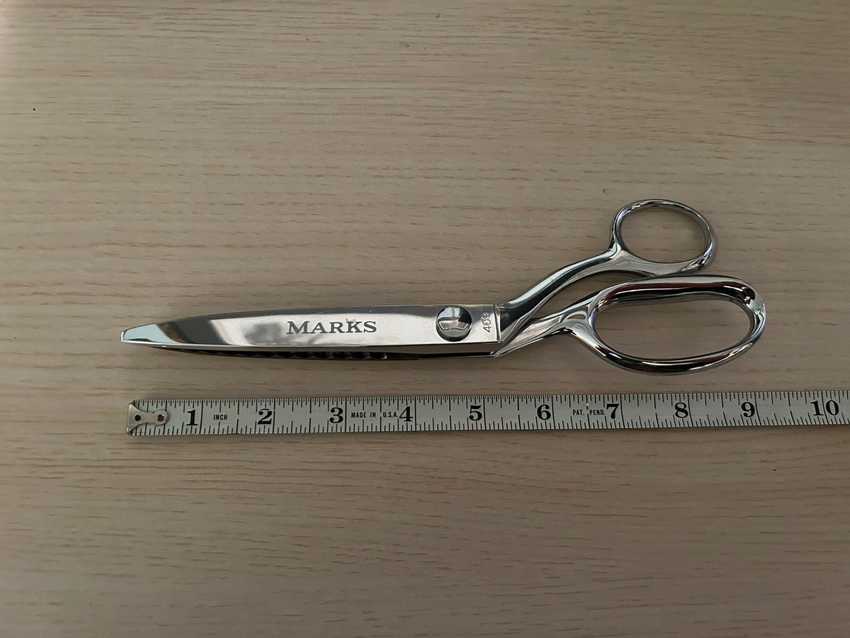 Marks Pinking Shears Scissors Brazil 409 Zig Zag Sewing NICE