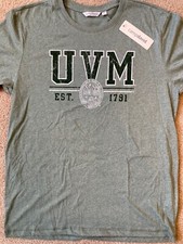 University of Vermont UVM Light Green Soft T-Shirt Camp David Men's XL - NWT