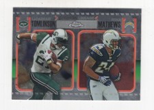 2010 TOPPS CHROME FOOTBALL GRIDIRON LINEAGE LaDAINIAN TOMLINSON & RYAN MATHEWS