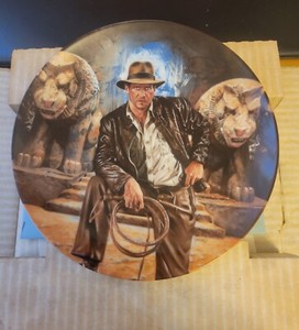 Indiana Jones and the Last Crusade Delphi Collector's Plate #3948 A(1989) NEW