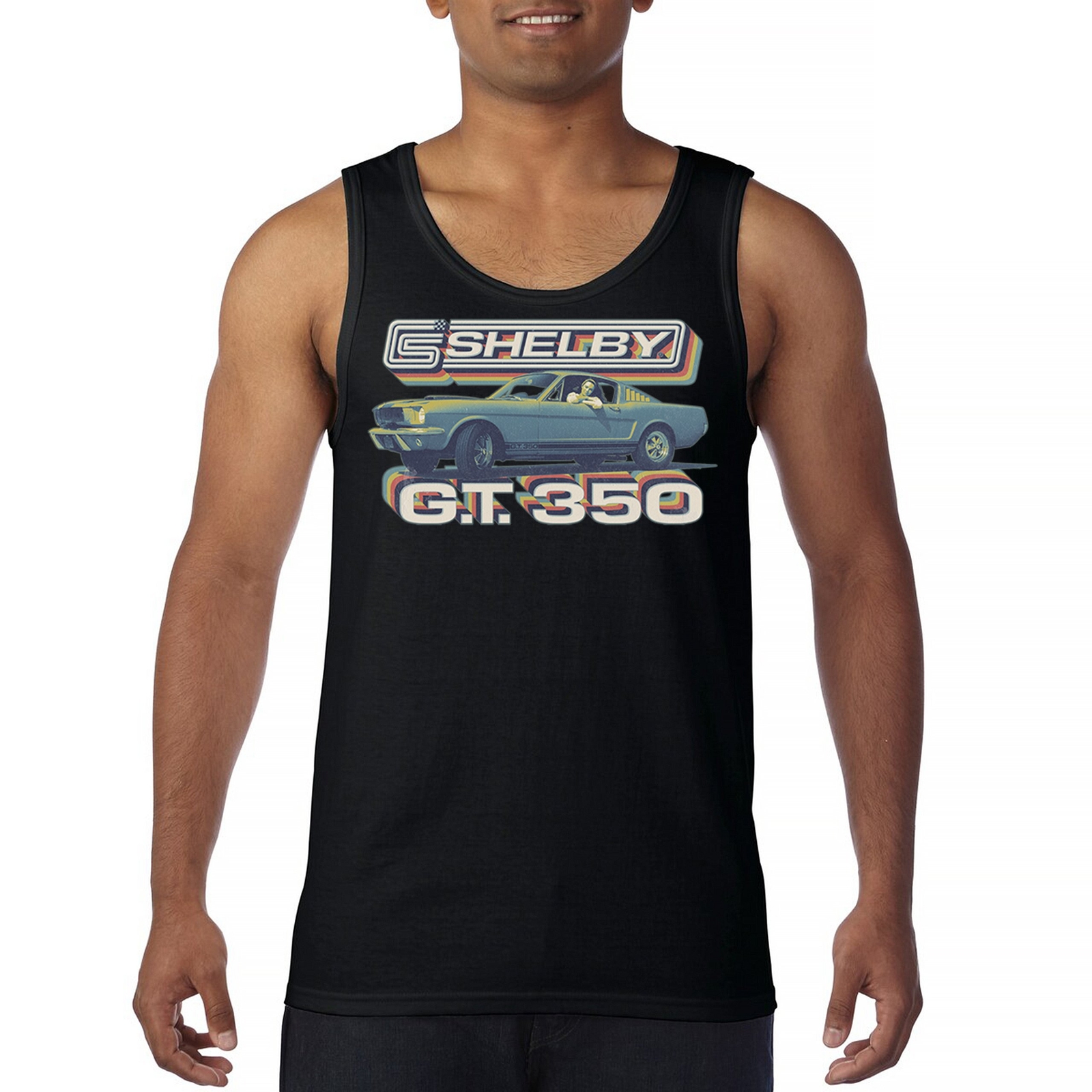 ALTRA Vintage 1965 Shelby GT350 Tank Top Mustang Cobra GT Powered by Ford Top Uomo