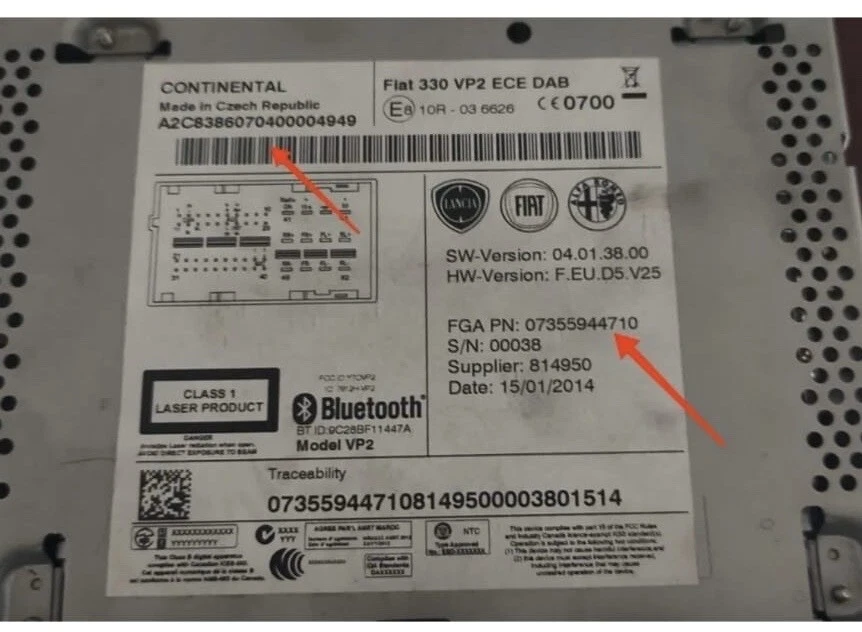 7356249860 RIPARAZIONE RADIO UCONNECT LANCIA Y CON LOGO BLOCCATO GARANZIA 1 ANNO - Immagine 2 di 2