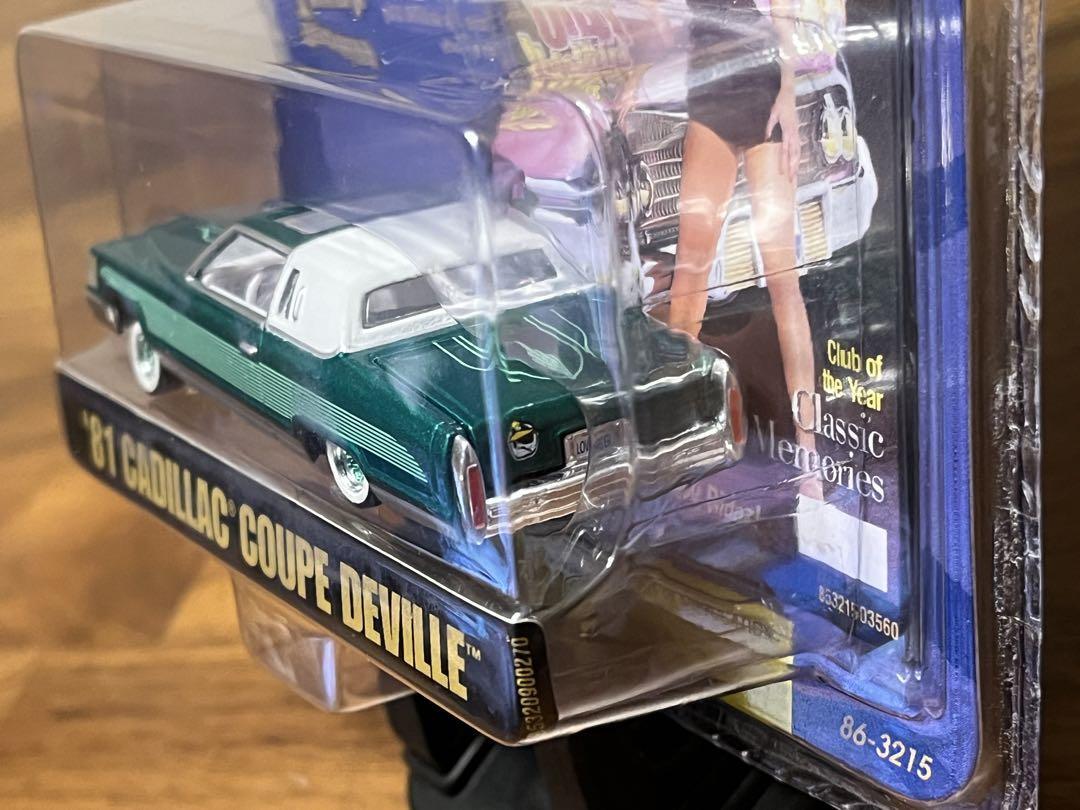 '81 Cadillac キャデラック　LOWRIDER 超入手困難　1/64 Rare Level Low Rider 81 Cadillac Coupe Deville Mini Car 1/64